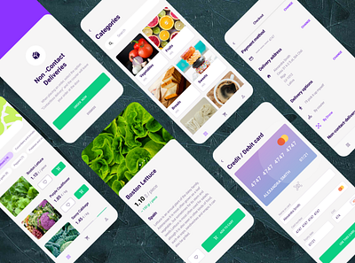 Food Delivery App Design. android app design food delivery ui