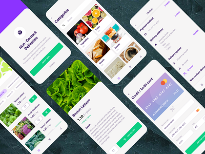 Food Delivery App Design.