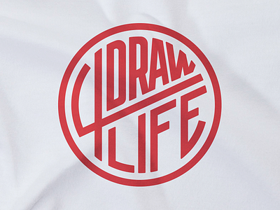 Draw 4 Life Logo art branding composition fundraising lettering logo print ukraine