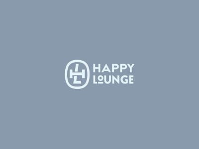 Happy Lounge Logo. Option 1.1 branding lettering logo typography ukraine