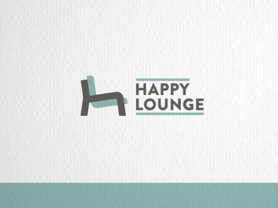 Happy Lounge Logo. Option 2 (approved) branding lettering logo typography ukraine