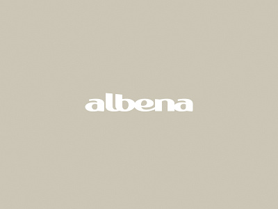 Albena Logo. Option 1 branding lettering logo typography ukraine