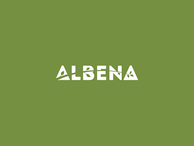 Albena Logo. Option 2 (approved) branding lettering logo typography ukraine