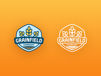 Grainfield Logo. Option 1 branding grain lettering logo typography ukraine