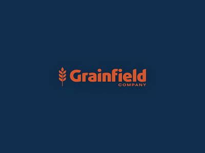 Grainfield Logo. Option 2 branding grain lettering logo typography ukraine