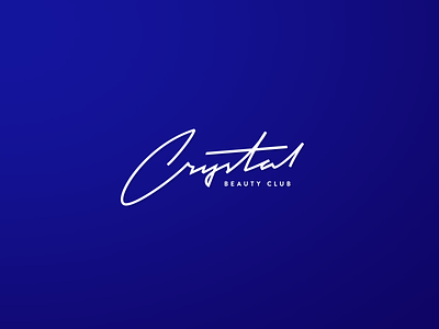 Crystal Beauty Club Logo (approved) branding lettering logo typography ukraine