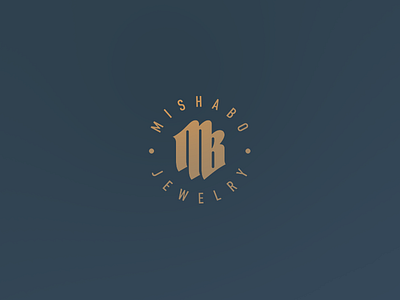 Mishabo Jewelry Logo (Option 1) branding lettering logo typography ukraine