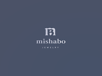 Mishabo Jewelry Logo (Option 2) branding lettering logo typography ukraine