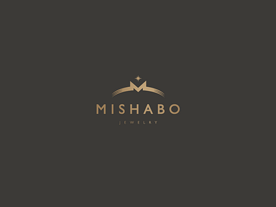 Mishabo Jewelry Logo (Option 3, approved) branding lettering logo typography ukraine