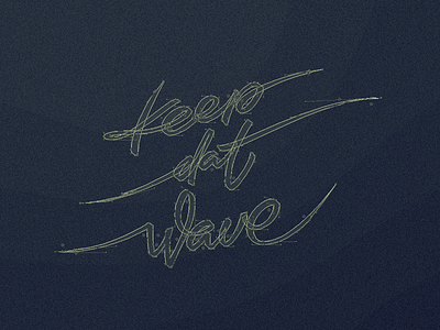 Keep Dat Wave branding lettering logo typography ukraine