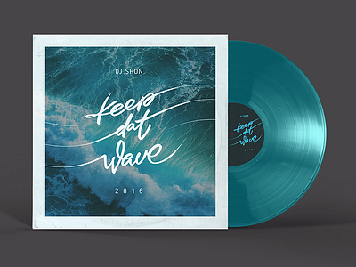 Keep Dat Wave (cover concept) branding lettering logo typography ukraine