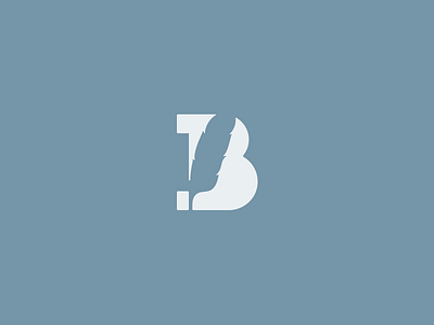 B is for Biography branding lettering logo typography ukraine