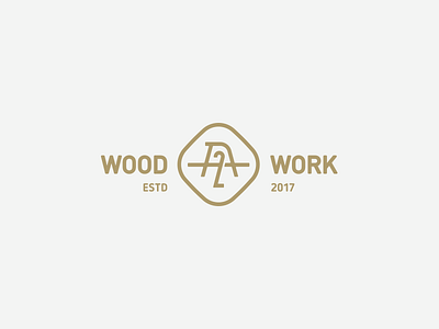2A Woodwork branding lettering logo typography ukraine