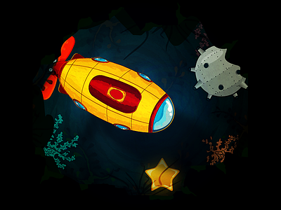 Underwater Adventures Game adventure game ios ipad iphone submarine underwater underwater adventures