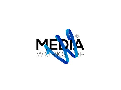 Media Workshop Identity black blue design identity logo media memostudios unique workshop