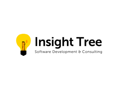 Insight Tree Logo black board consulting flame idea insight lightbulb logodesign software software company software development tree tree logo yellow