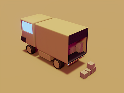 Delivery truck