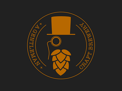 Gentleman Club affinity beer brand brewery craft gentleman logo new