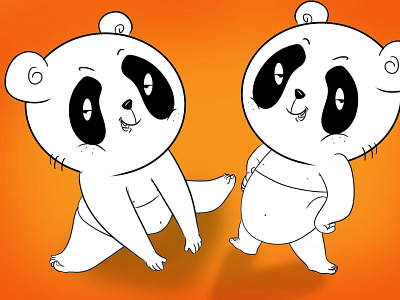 Cute Panda concept art