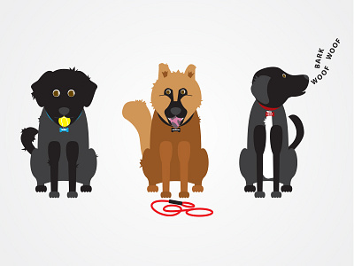 Doggies illustration