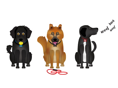 Doggies illustration