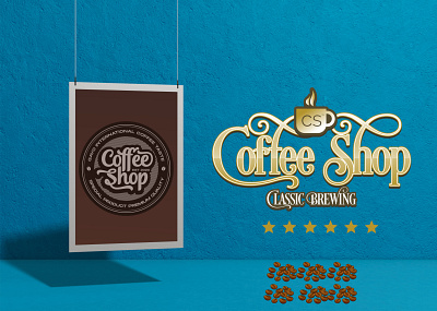 Coffe Shop Logos branding design logo typography