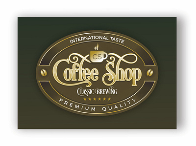 LOGO COFFE SHOP design logo typography vector