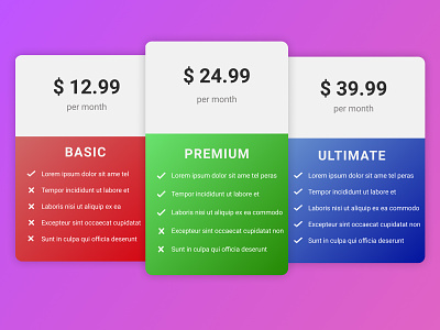 Daily UI: Day 29 of 100 basic dailyui design figma premium pricing ui ux