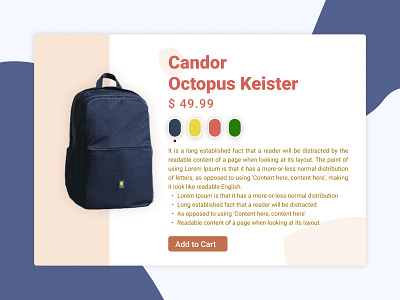 Daily UI: Day 33 of 100 bag customize dailyui design ecommerce figma product sale ui ux