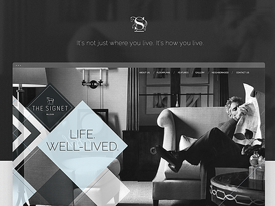 The Signet Luxury Homes - Website Design black classy contemporary elegant luxury minimal modern patterns real-estate responsive ui ux