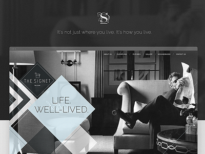 The Signet Luxury Homes - Website Design black classy contemporary elegant luxury minimal modern patterns real estate responsive ui ux