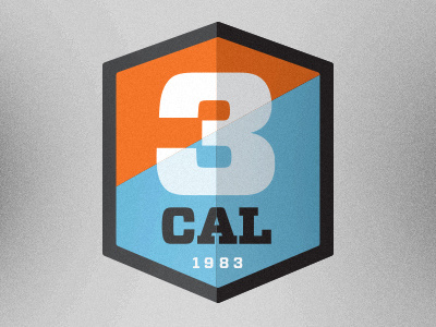 3CAL crest logo seal