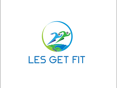 Les Get Fit Logo logo