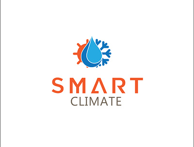 Smart Climate logo branding design graphic design icon illustration illustrator logo typography vector