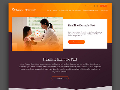 Home Page Concept healthcare homepage ui ux webdesign website wordpress