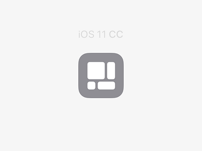 iOS 11 CC Icon cc grey icon ios11 typeicon