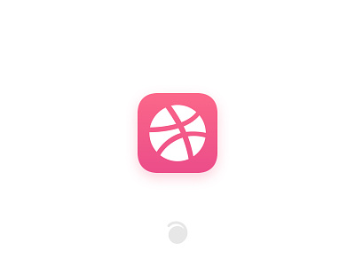 Dribbble Icon dribbble pink redesign typeicon