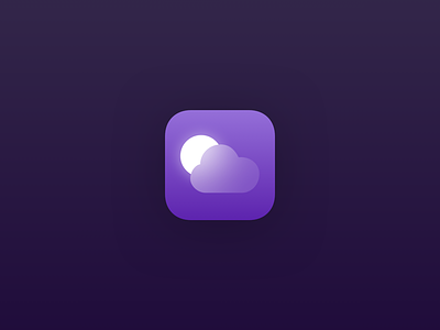 Weather iOS Icon (Night) typeicon
