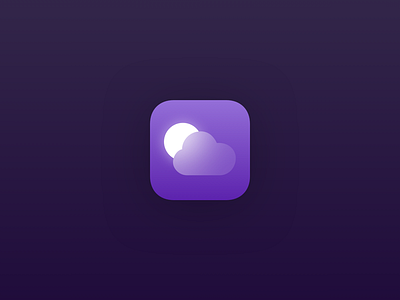 Weather iOS Icon (Night)