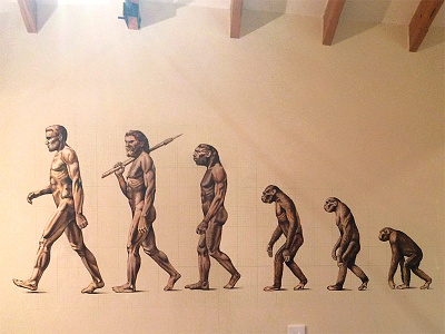 Ascent of Man Mural