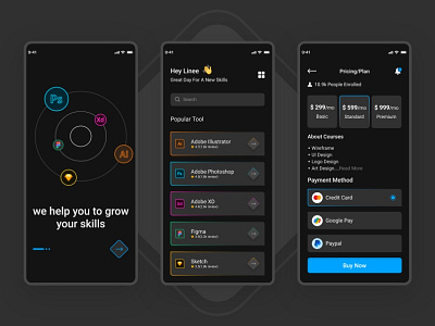 Design Tool App UI appui creative design tool figma mobile trending uidesign uiux user interface