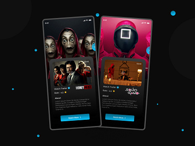 Movie App Screen Design