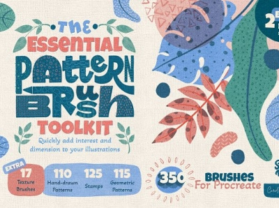 Essential Pattern Brush Toolkit app branding design icon illustration logo typography ui ux vector web