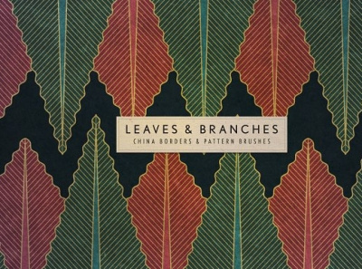 Leaves & Branches: Pattern Brushes 1 app branding design icon illustration logo typography ui ux vector web