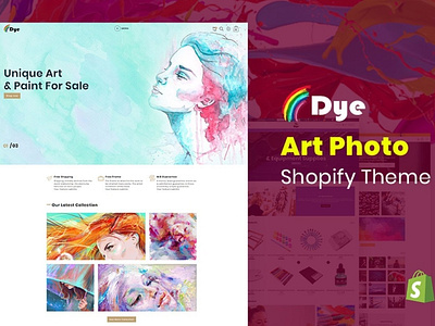 Dye Art Photo Shopify Theme