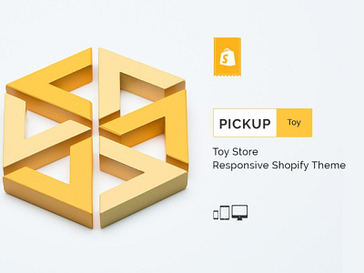 Pickup Toy Shopify Theme 3d animation beauty branding design graphic design icon illustration illustrator instagram logo motion graphics responsive shopify shopify theme theme typography ui ux vector