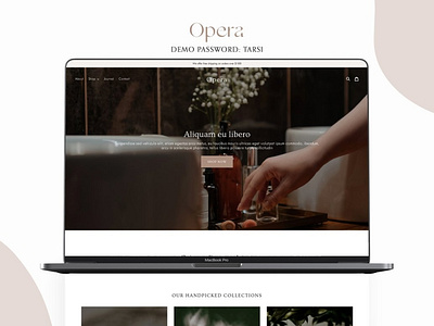 Opera Minimalistic Shopify Theme