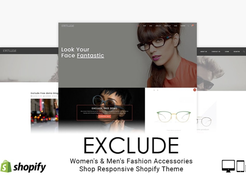 Exclude Fashion Shop Shopify Theme 3d animation branding design exclude fashion shop exclude theme fashion shopify theme graphic design icon illustration illustrator logo motion graphics shopify shopify theme theme typography ui ux vector