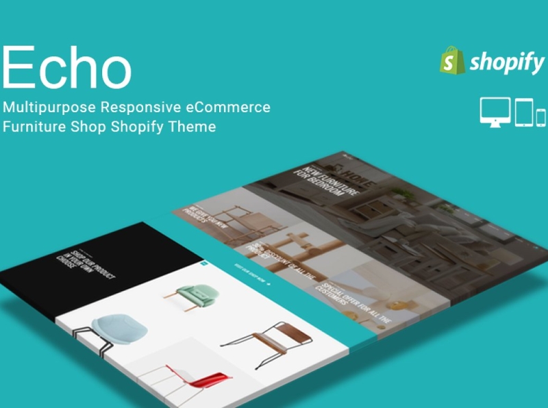 Echo Furniture Shop Shopify Theme 3d animation branding design furniture theme graphic design icon illustration illustrator logo motion graphics responsive design responsive shopify theme shopify shopify theme theme typography ui ux vector