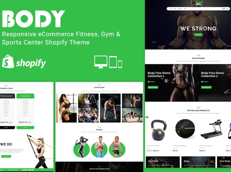 Body Fitness & Gym Shopify Theme